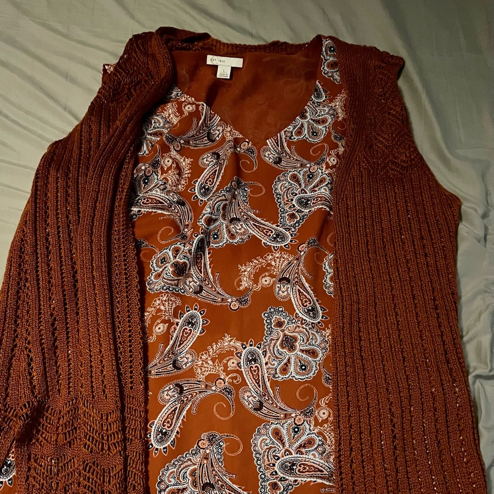 Blouse & Overlay